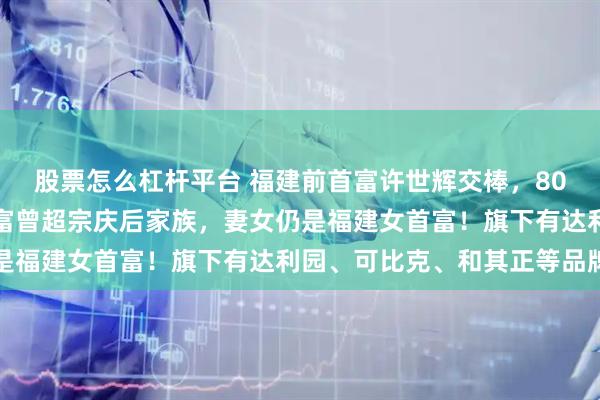 股票怎么杠杆平台 福建前首富许世辉交棒，80后女儿上位！其家族财富曾超宗庆后家族，妻女仍是福建女首富！旗下有达利园、可比克、和其正等品牌